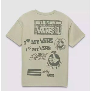 Vans Mixed Messages Oversized T-Shirt. Medium. New without tag